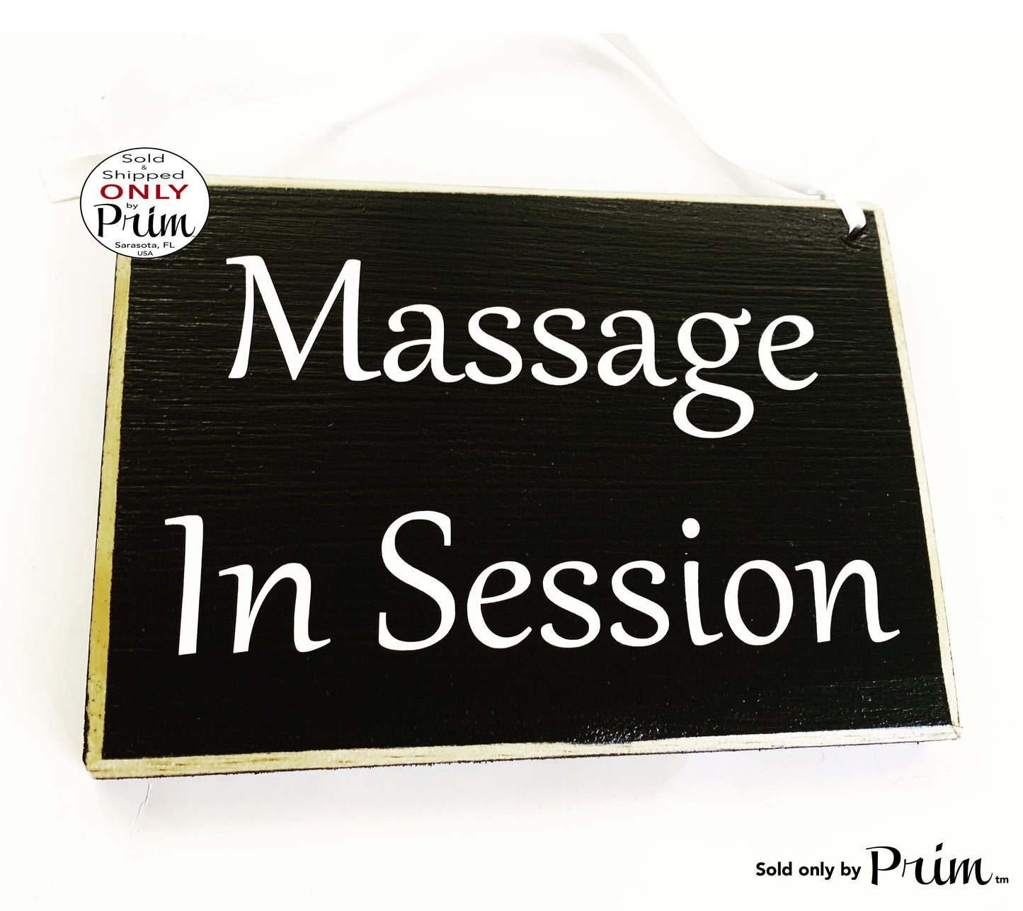 8x6 Massage In Session Custom Wood Sign Do Not Disturb Spa Service Relaxation Therapy Studio Welcome