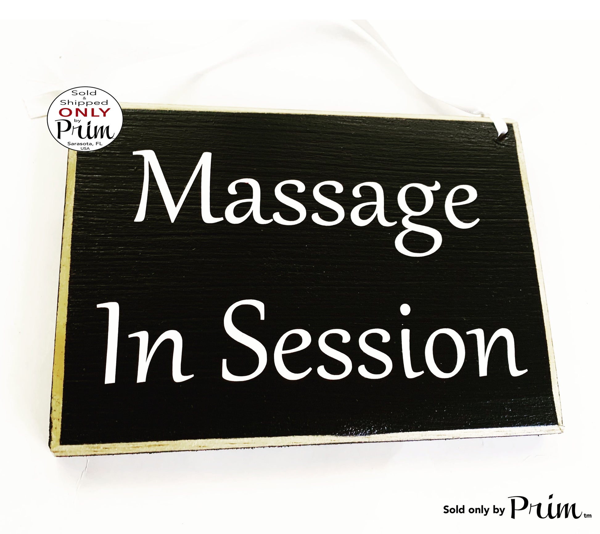 8x6 Massage In Session Custom Wood Sign Do Not Disturb Spa Service Relaxation Therapy Studio Welcome