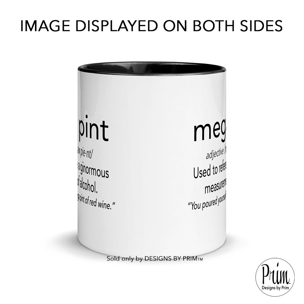 Designs by Prim Mega Pint Definition 11 Ounce Ceramic Mug | Justice for Johnny Depp Trial Social Amber Good Humor Coffee Tea Cup
