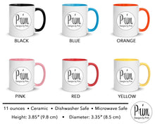 Load image into Gallery viewer, Designs by Prim Custom Ceramic Mugs Color Chart