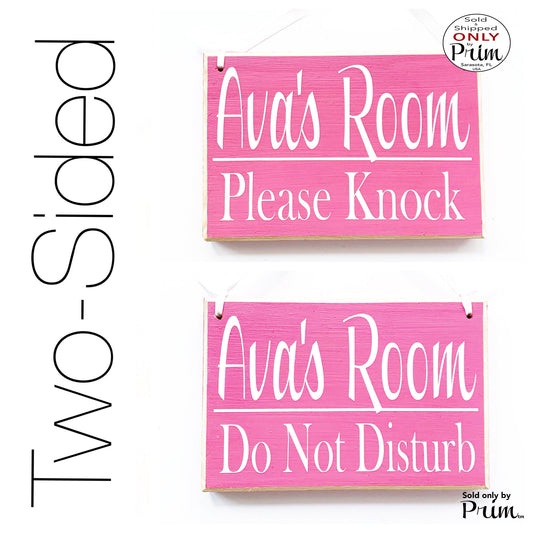 8x6 Custom Name ADD NAME In a Meeting Please Do Not Disturb Welcome Please Knock Two Sided Custom Wood Sign In Session Office Spa Progress  Designs by Prim