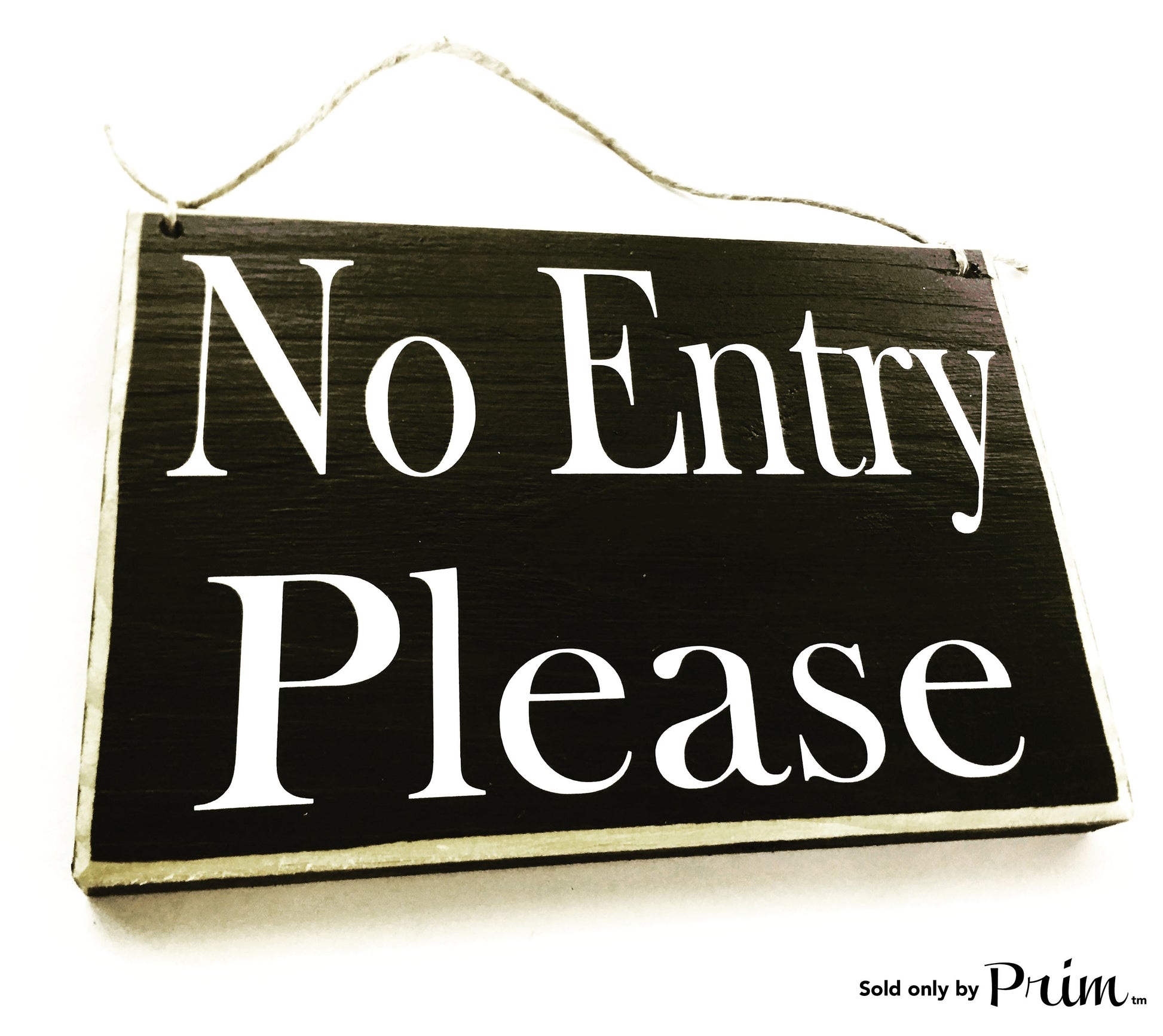 8x6 No Entry Please Custom Wood Sign Do Not Enter Private Business Office Spa Door Plaque Staff Employees Only No Exit