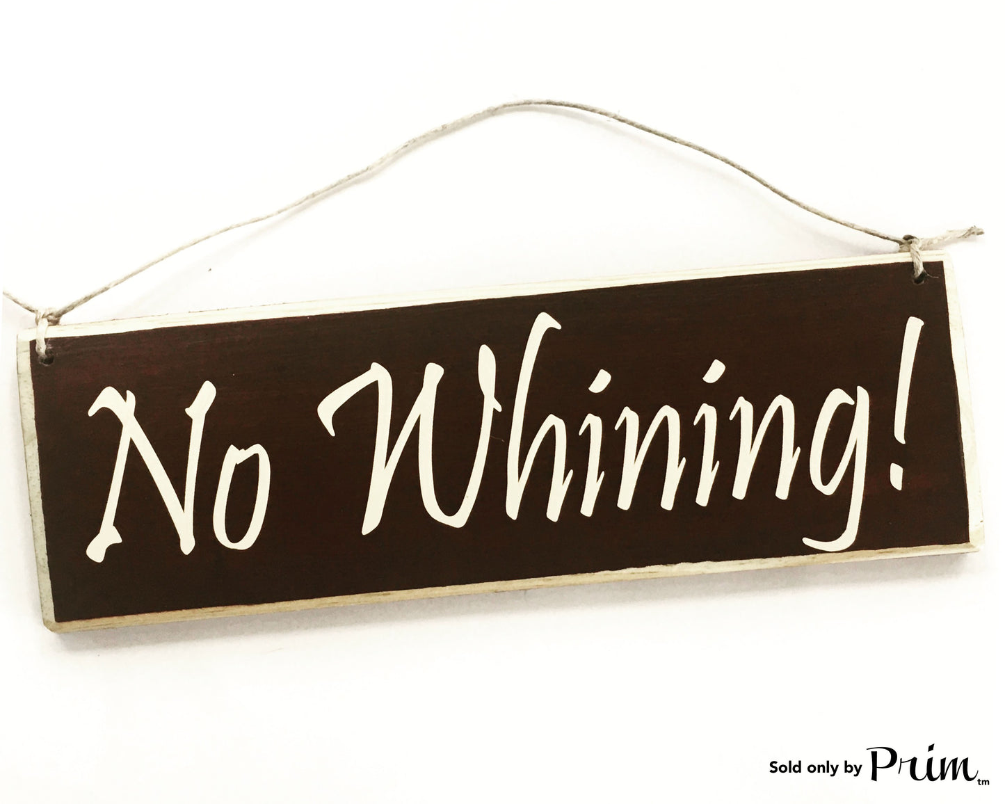 12x4 No Whining Funny Work Office Class School Teacher Classroom Custom Wood Sign