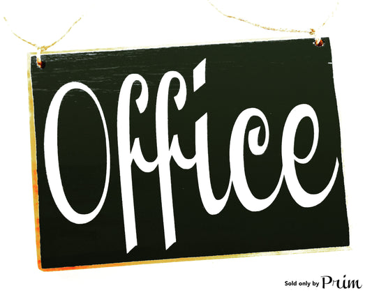 Office Custom Wood Sign 8x6 Business Private Welcome Meeting Reception Front Desk Work Spa Store Plaque