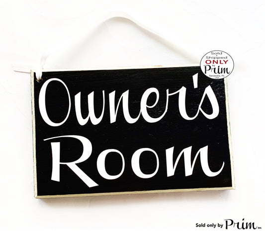 8x6 Personalized Custom Name Room Wood Sign | Title Office Business Bed and Breakfast Church Meeting Staff Door Plaque Hanger 