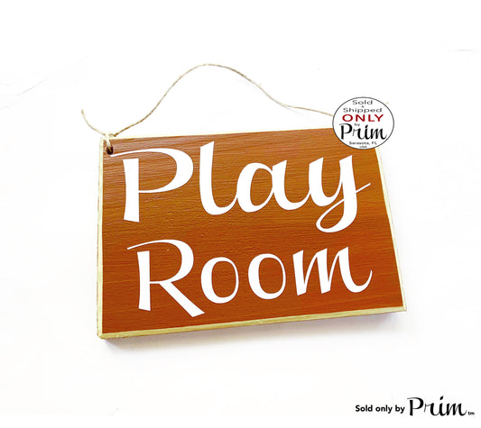 8x6 Play Room Custom Wood Sign Toys Playing Children Kids Child Care Daycare Time Out Playground Toy Story Fun Daughter Son Girls Boys