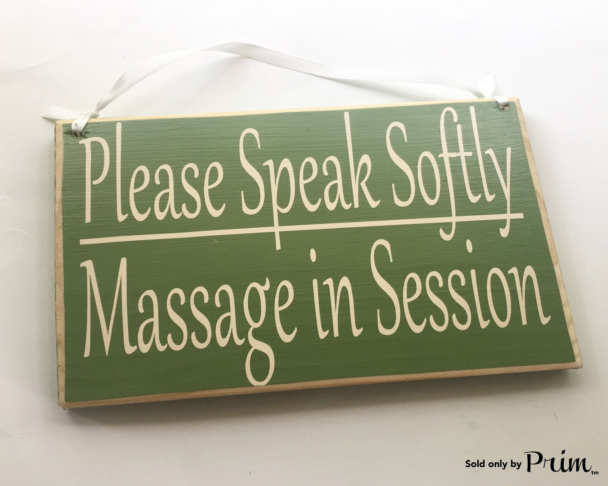 Please Speak Softly Massage In Session Custom Wood Sign In Progress Shhh Spa Do Not Disturb Soft Voices Quiet Please