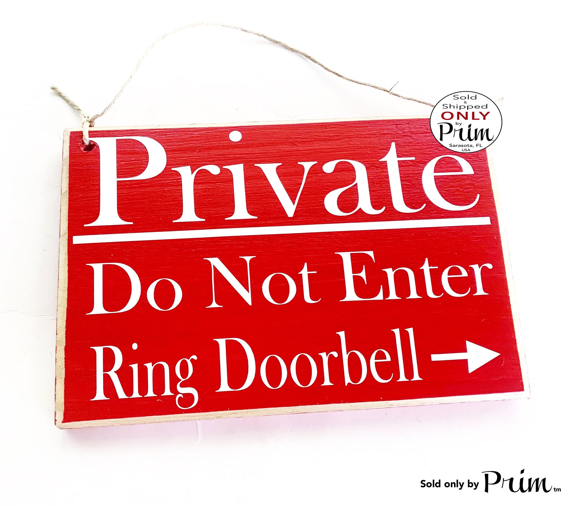 10x8 Private Do Not Enter Custom Wood Sign Personalized Office Spa Salon Business Shop Store Entrance No Exit Employees Staff Only Plaque
