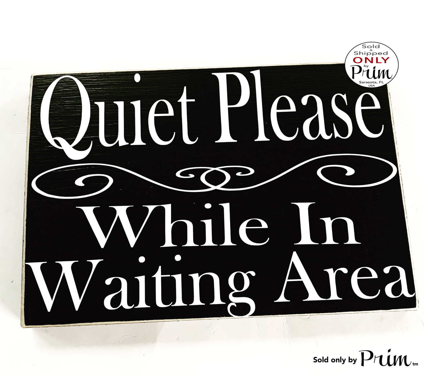 10x8 Quiet Please While In Waiting Area Custom Wood Sign In Session Spa Business Doctor Office Salon Please Do Not Disturb Shhh Door Plaque