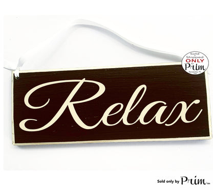 10x4 Relax Refresh Renew Custom Wood Signs 3 Sign Bundle Spa Relaxation Lounge Tranquility Massage Office Salon Quiet Voices Shhh Plaques Designs by Prim