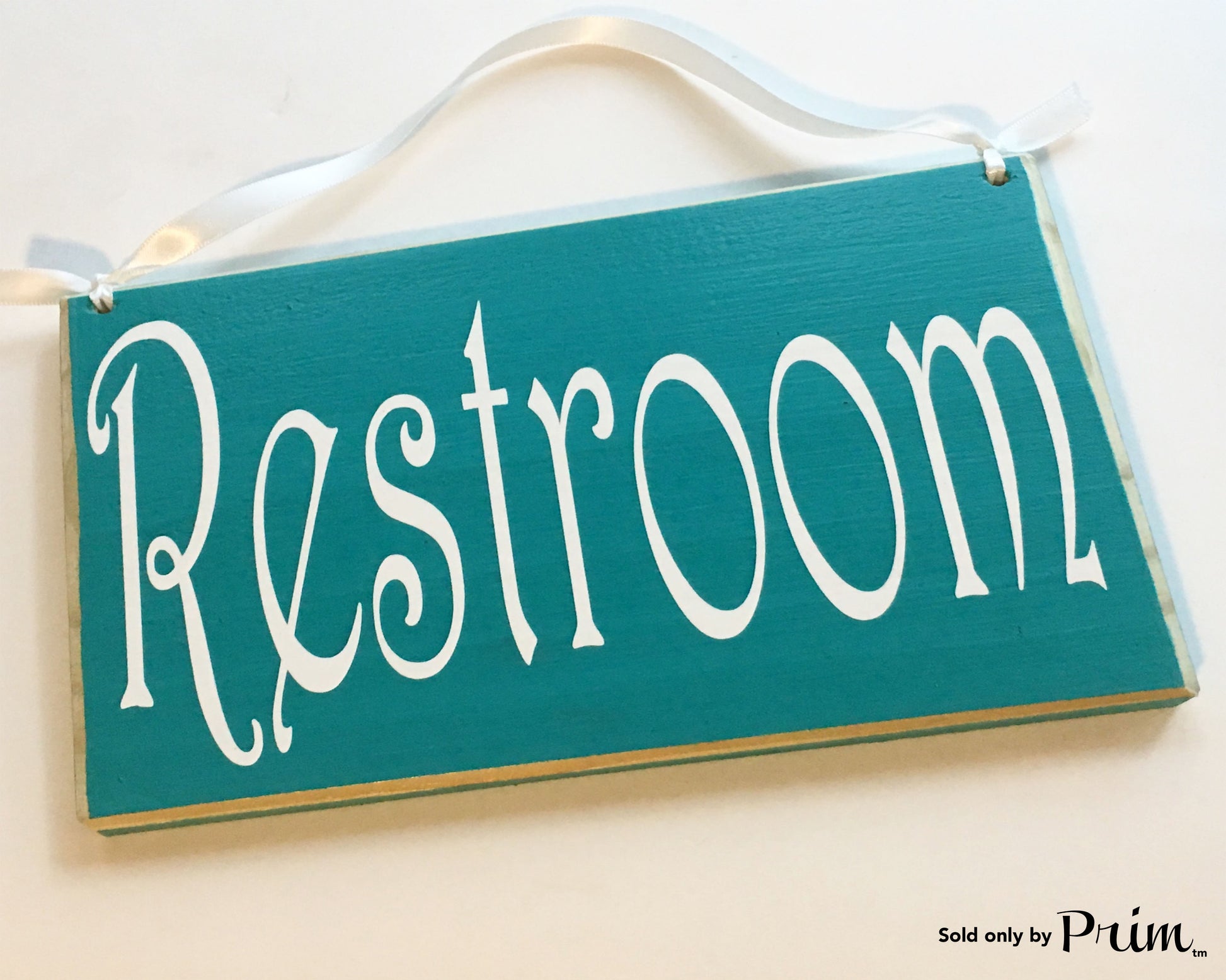 8x6 Restroom (Choose Color) Custom Bathroom Toilet Welcome WC Loo Wood Sign Plaque