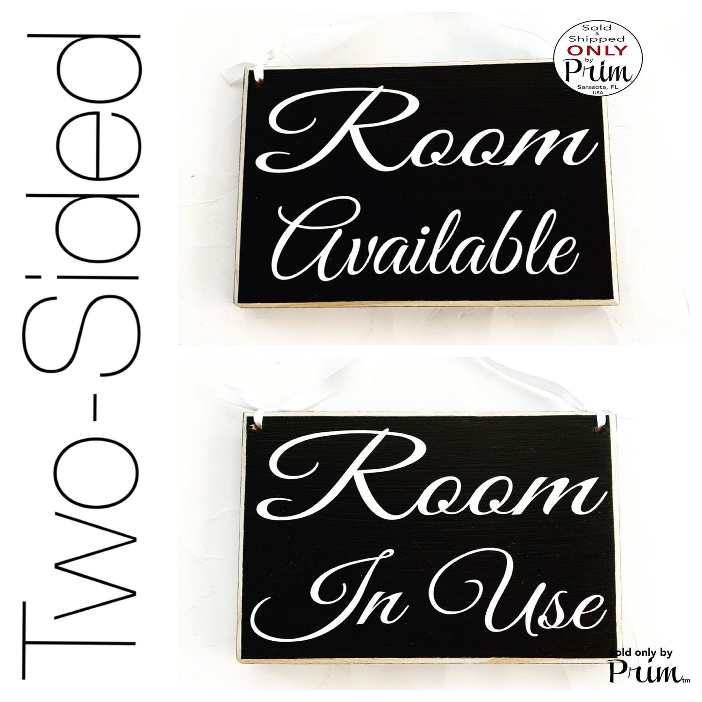 Two Sided 8x6 Room Available In Use Welcome In Session Please Do Not Disturb Not Enter Private Patient Spa Salon Office Door Hanger Plaque