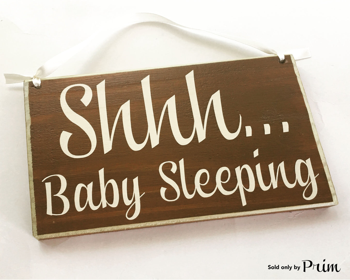 8x6 Shhh...Baby Sleeping Wood Sign