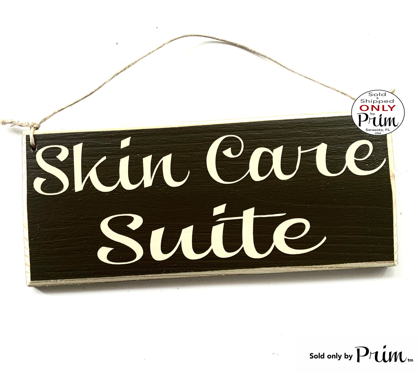 10x4 Skincare Suite Custom Wood Sign Facial Aesthetics Esthetician Spa Salon Massage Room Service Relaxation Treatment Hanger Door Plaque Designs by Prim 