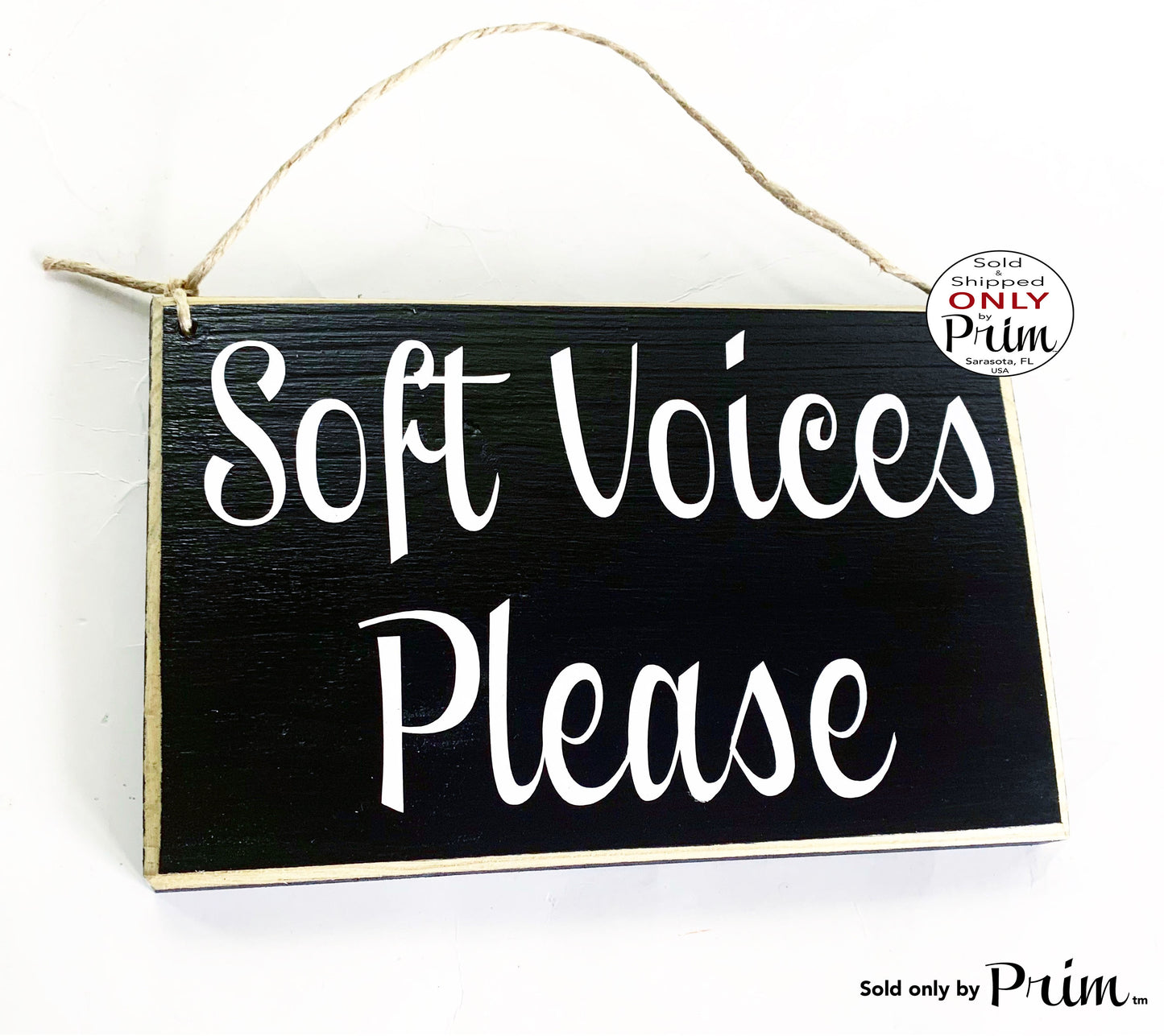 8x6 Soft Voices Please Custom Wood Sign Massage In Session Therapy Spa Salon Meditation Yoga Pilates Relaxation Please Do Not Disturb Office