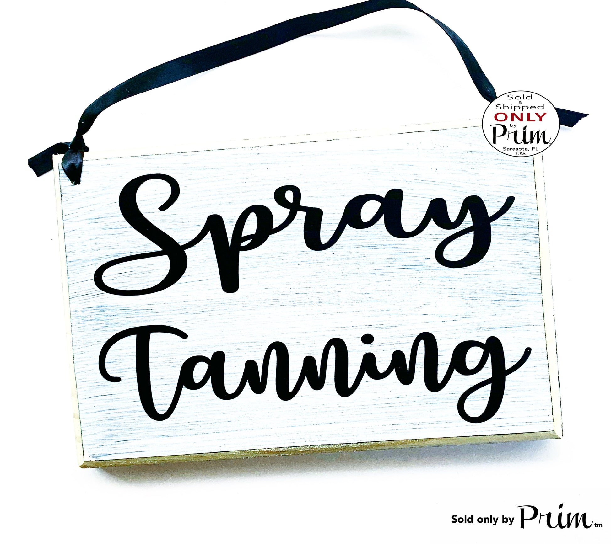 8x6 Spray Tanning Custom Wood Sign Salon Spa Do Not Disturb Airbrush Tan Spa Wall Hanger Decor Door Plaque Designs by Prim