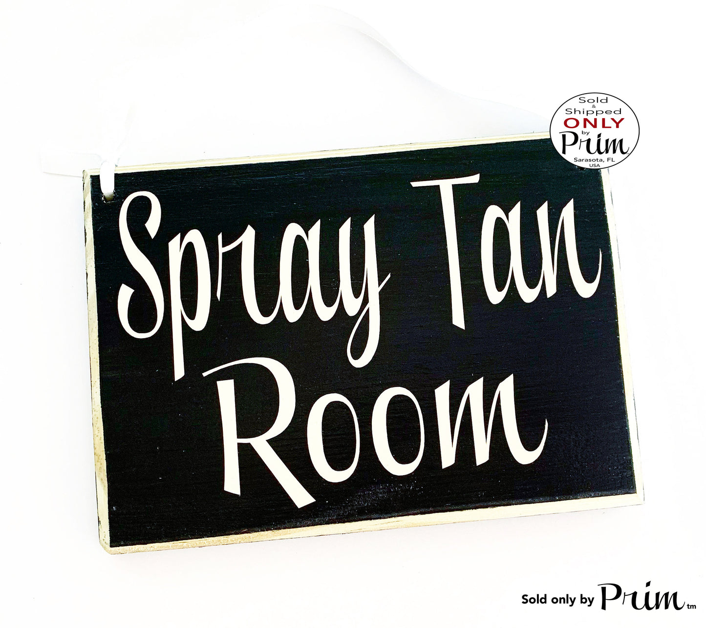 8x6 Spray Tan Room Custom Wood Sign | Tanning Spa Service Makeup Airbrush Salon Please Do Not Disturb No Entry Room Wall Hanger Door Plaque Designs by Prim