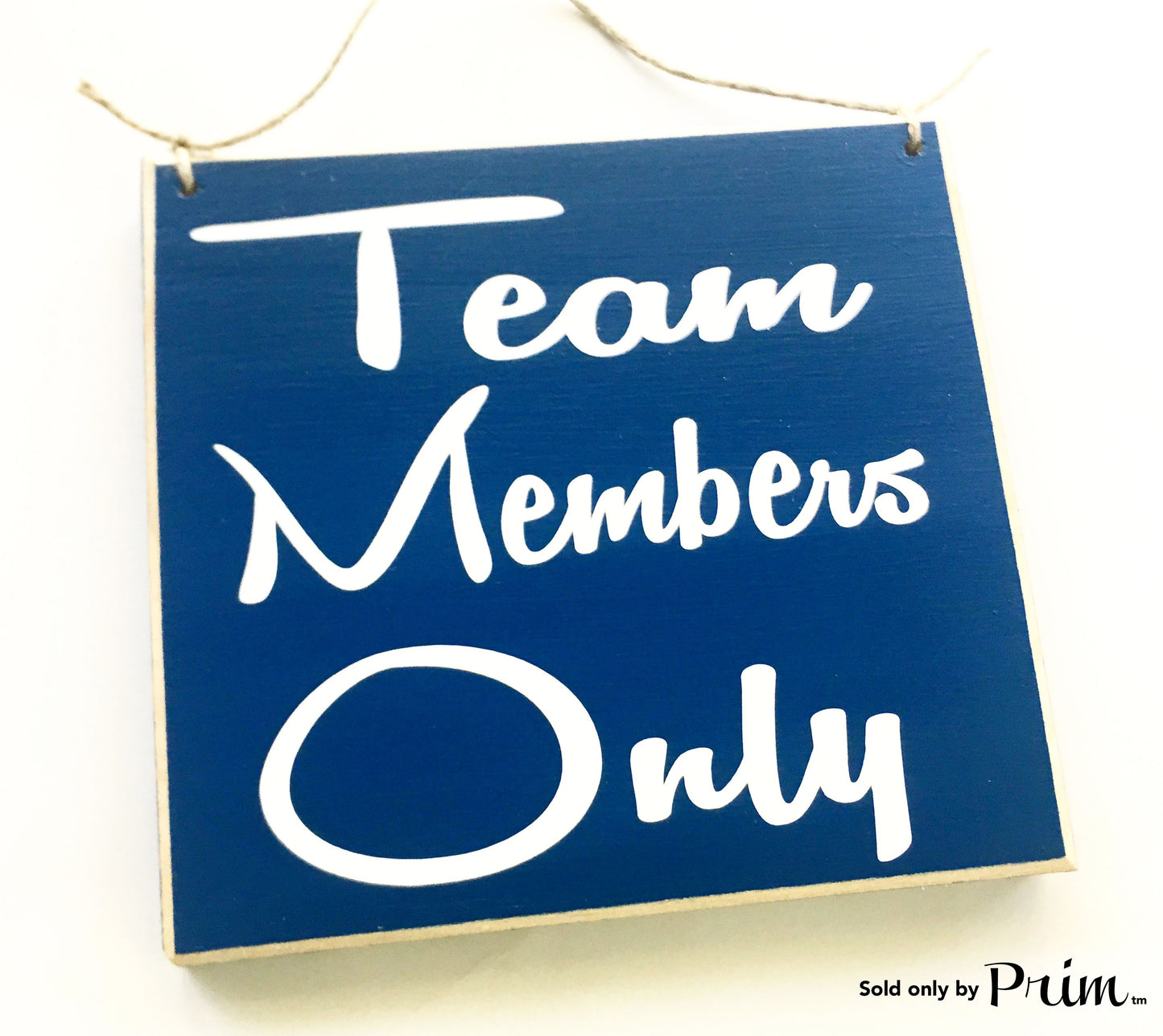 8x8 Team Members Only Custom Wood Sign Staff Employees Faculty Office Do Not Enter Private Business Spa Salon Door Sign