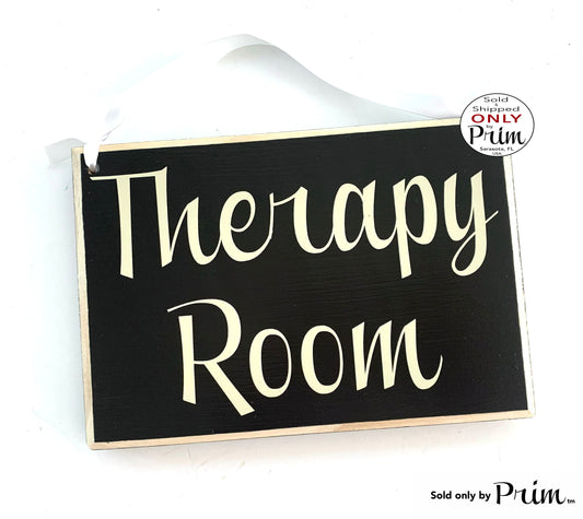8x6 Therapy Room Custom Wood Sign Massage Counseling Therapist Spa Healthcare Facial Acupuncture Meditation Relaxation Door Plaque Designs by Prim