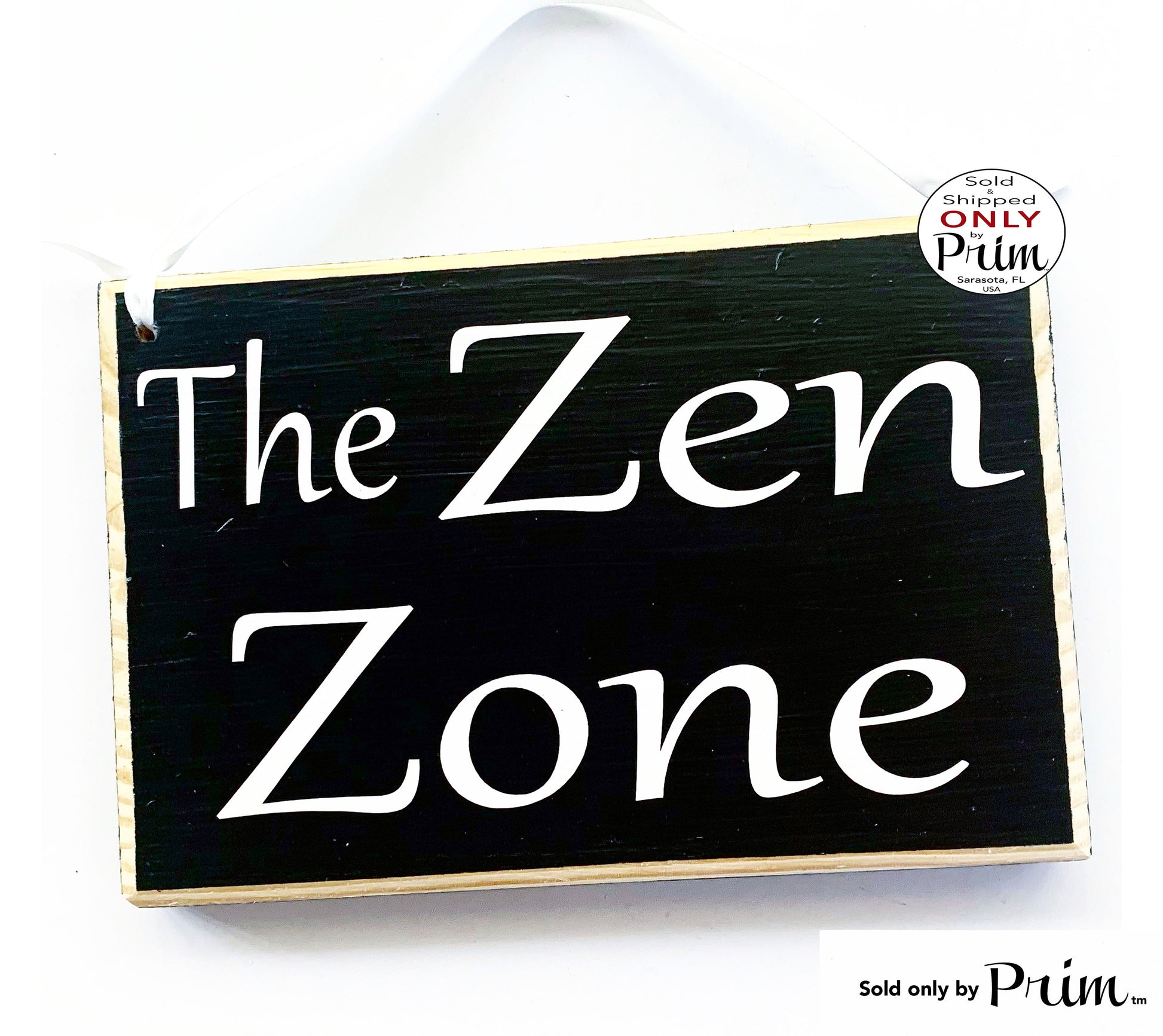 8x6 The Zen Zone Custom Wood Sign Zen Den Meditation in Progress Yoga Please Do Not Disturb In Session In A Meeting Shhh Door Plaque Designs by Prim