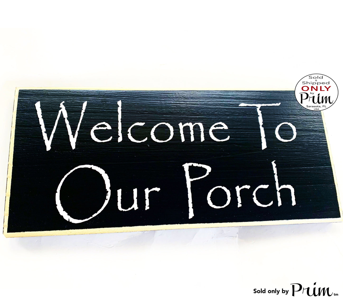 12x6 Welcome To Our Porch Custom Wood Sign Welcome Outside Garden Patio Lanai Welcome Home Porch Living Wall Plaque 