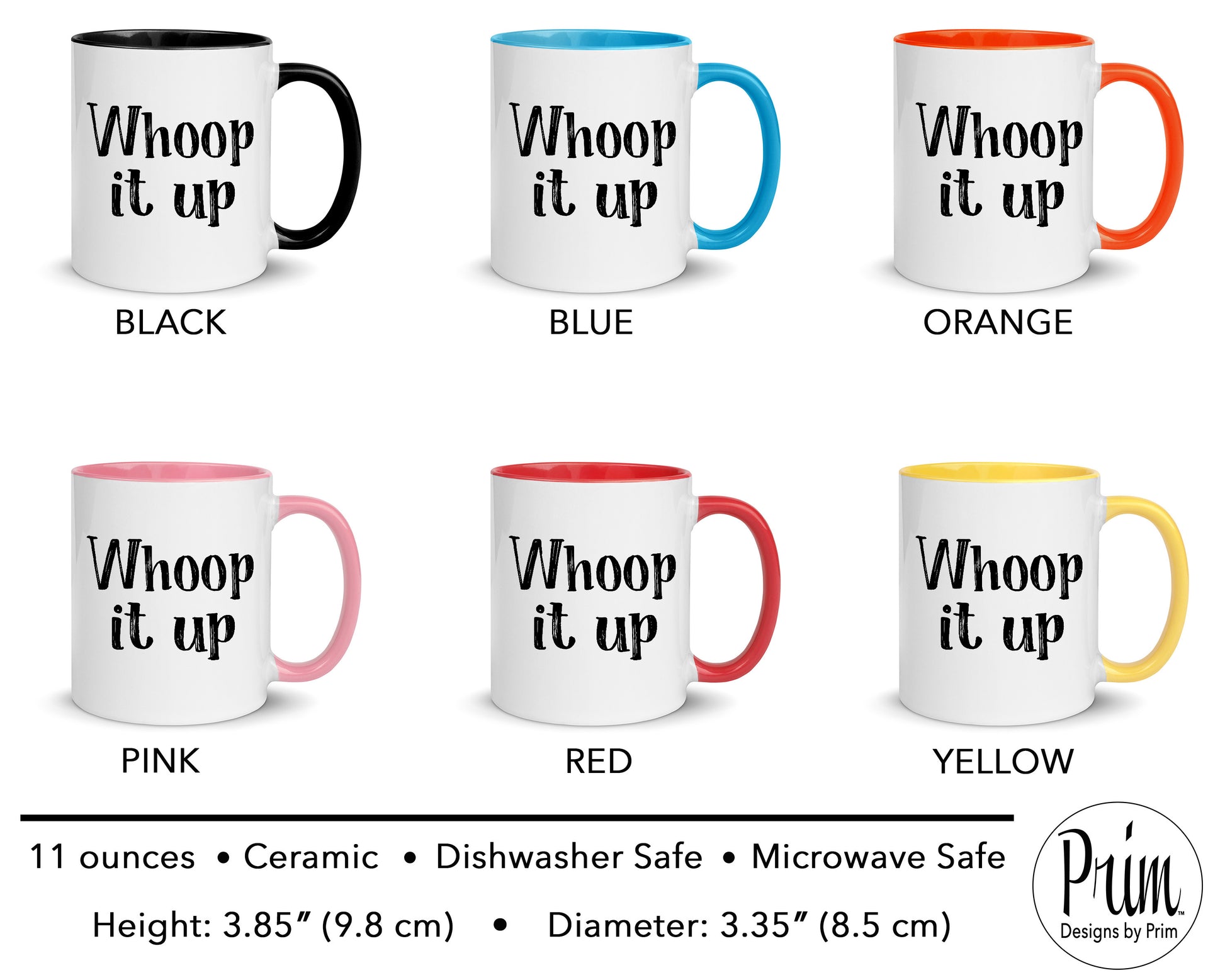 Designs by Prim Whoop It Up Funny Vicki Gunvalson 11 Ounce Ceramic Mug | The Real Housewives of Orange County Bravo Fan Quotes Sayings Coffee Tea Cup