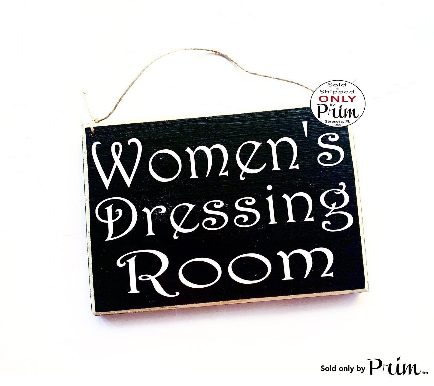 8x6 Men's Women's Dressing Room Custom Wood Sign | Boutique Shop Changing Room Salon Shop Retail Clothing Store Spa Wall Door Plaque