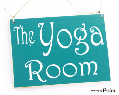 The Yoga Room 8x6 Custom Wood Sign Namaste Relax Meditation Zen Class Spa Business In Progress Plaque