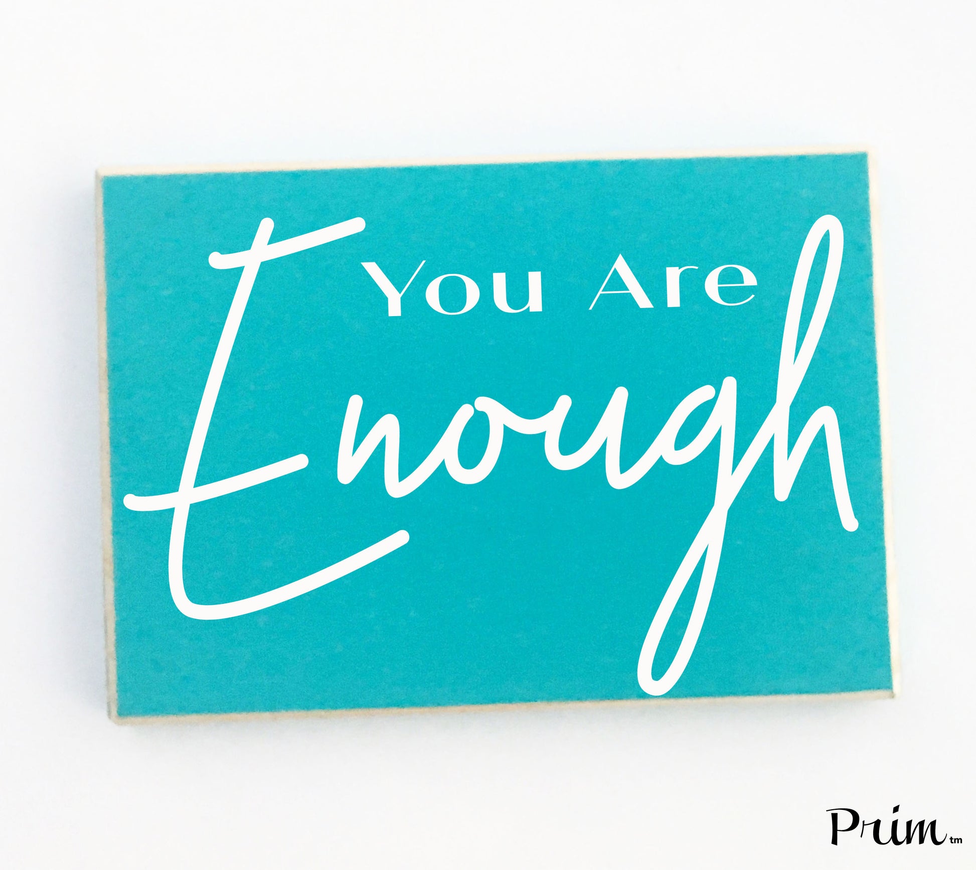 10x8 You Are Enough Custom Wood Sign Motivational Inspirational Awesome Amazing Great Kind Beautiful Awesome Encouragement Plaque