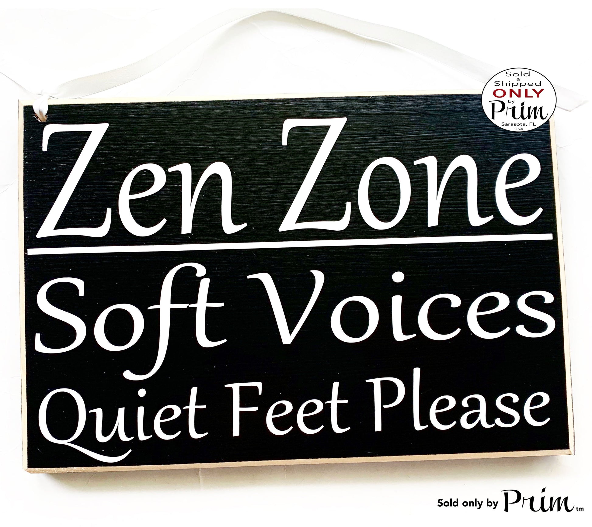 10x8 Zen Zone Soft Voices Quiet Feet Please Custom Wood Sign Transformation In Progress Session Please Do Not Disturb Massage Shh Office